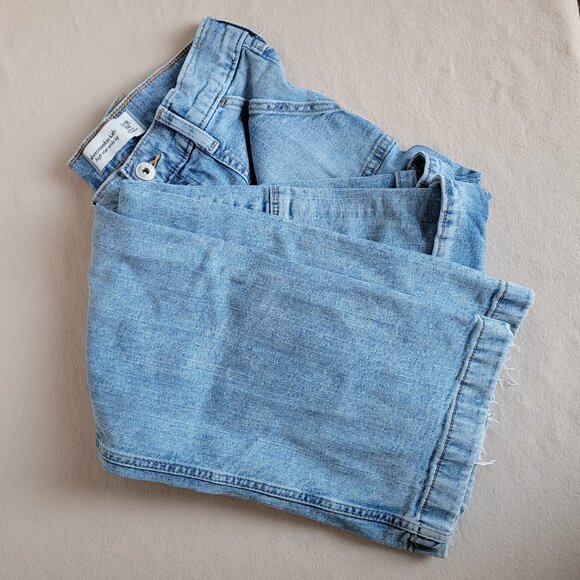 Abercrombie Kids High Rise Wide Leg Cargo Jeans – Girls Size 15/16 Long - Picture 1 of 8